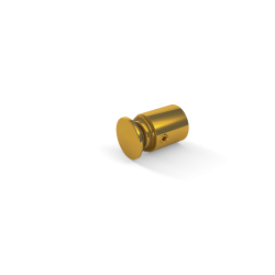 Fixador Parede Inox Dourado - 14x15mm