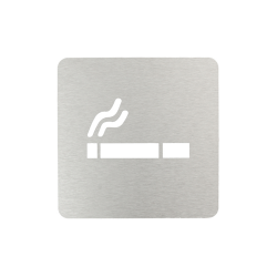 Placa Inox - 150x150x1,0mm - Fumadores